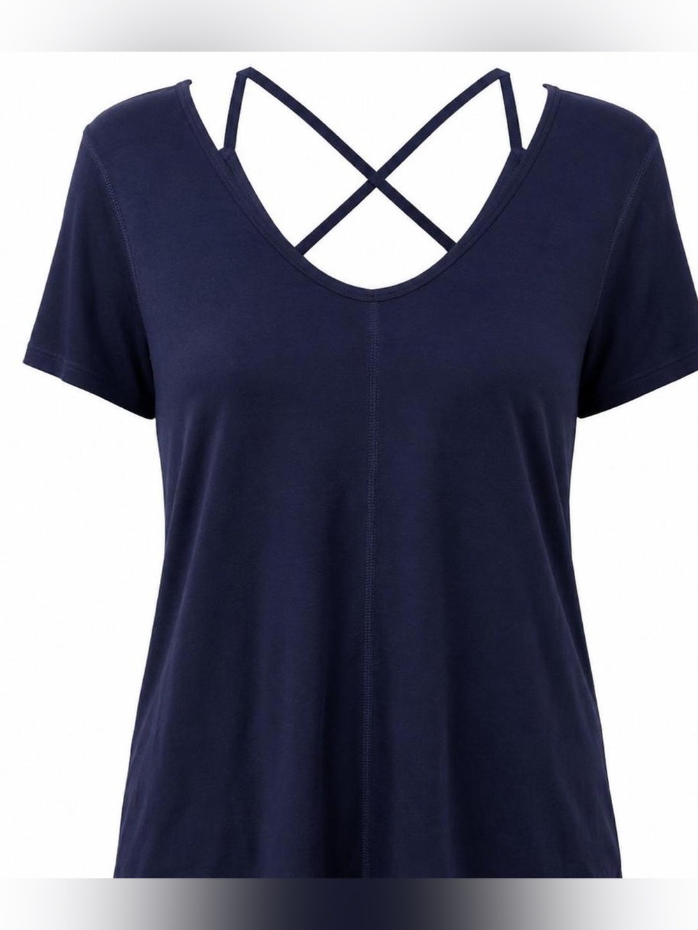 Active Go-Dry Athletic T-Shirt Crisscross Straps